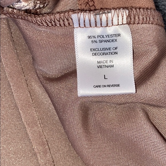 New York & Company Blush Velvet Top - Picture 8 of 8